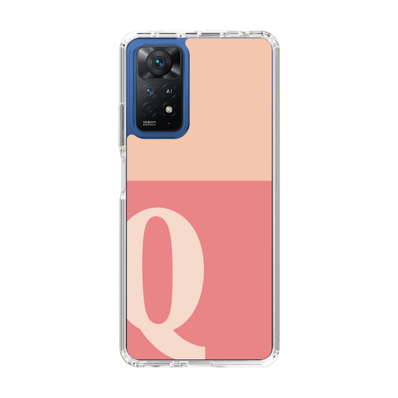 Slim Protection Case［ Original - initial two tone - Q pink ］