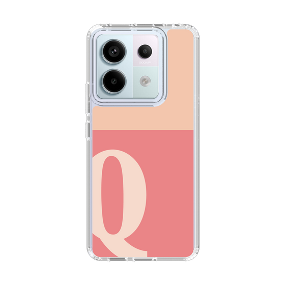 Slim Protection Case［ Original - initial two tone - Q pink ］