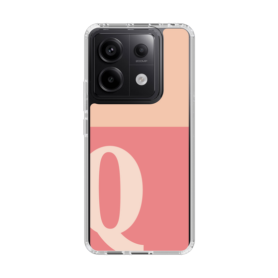 Slim Protection Case［ Original - initial two tone - Q pink ］