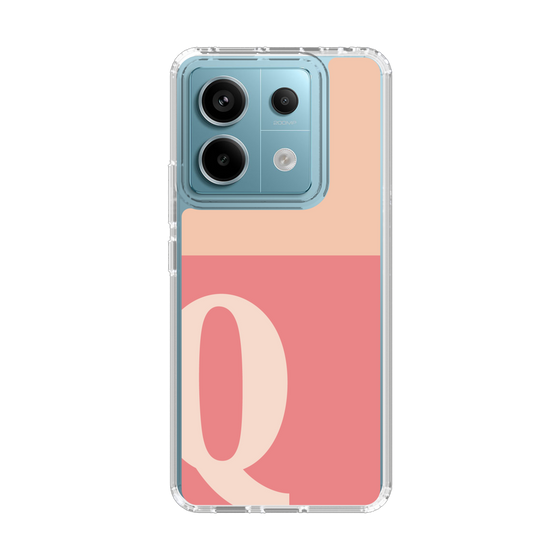 Slim Protection Case［ Original - initial two tone - Q pink ］