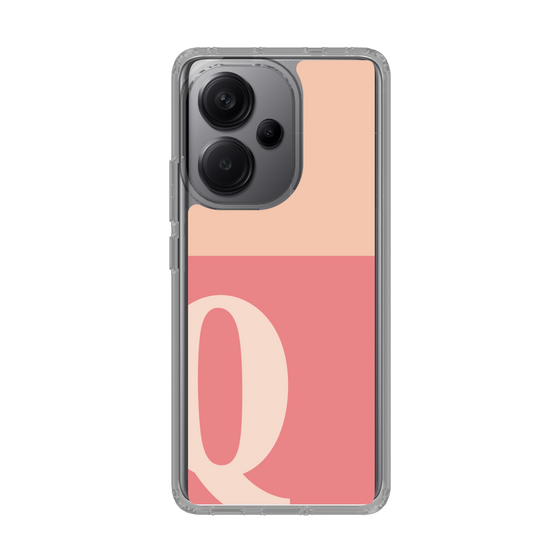 Slim Protection Case［ Original - initial two tone - Q pink ］