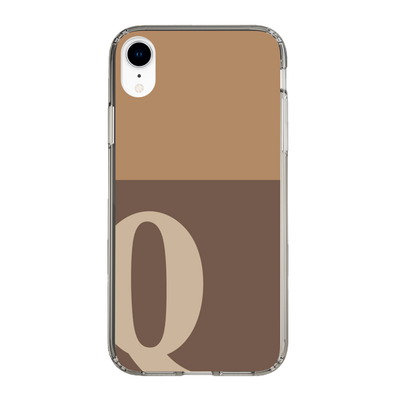 Slim Protection Case［ Original - initial two tone - Q brown ］