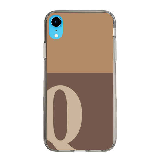 Slim Protection Case［ Original - initial two tone - Q brown ］