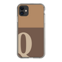 Slim Protection Case［ Original - initial two tone - Q brown ］