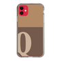Slim Protection Case［ Original - initial two tone - Q brown ］