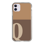 Slim Protection Case［ Original - initial two tone - Q brown ］