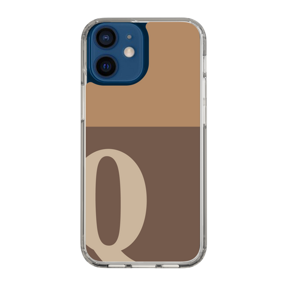 Slim Protection Case［ Original - initial two tone - Q brown ］