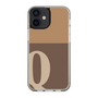 Slim Protection Case［ Original - initial two tone - Q brown ］
