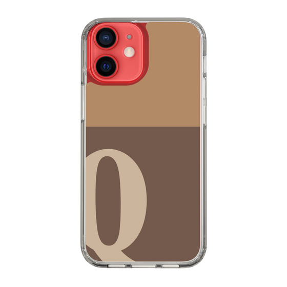Slim Protection Case［ Original - initial two tone - Q brown ］