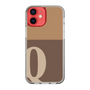 Slim Protection Case［ Original - initial two tone - Q brown ］