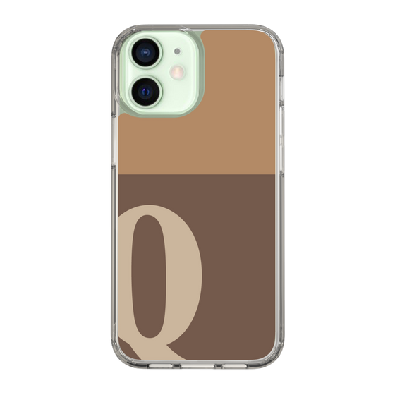 Slim Protection Case［ Original - initial two tone - Q brown ］