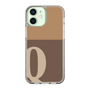 Slim Protection Case［ Original - initial two tone - Q brown ］