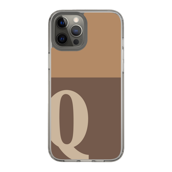 Slim Protection Case［ Original - initial two tone - Q brown ］