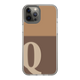Slim Protection Case［ Original - initial two tone - Q brown ］