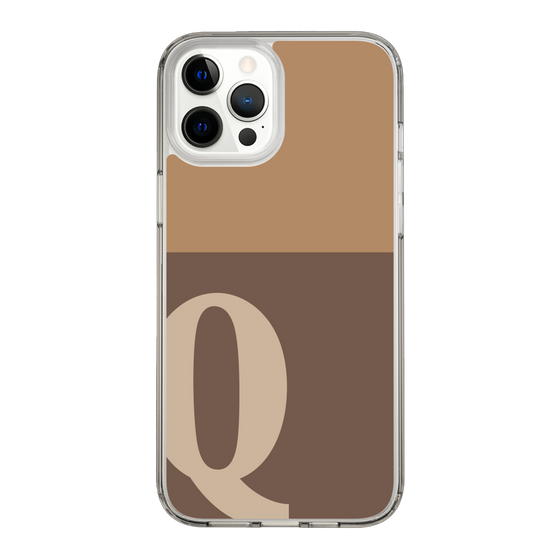 Slim Protection Case［ Original - initial two tone - Q brown ］