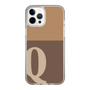 Slim Protection Case［ Original - initial two tone - Q brown ］