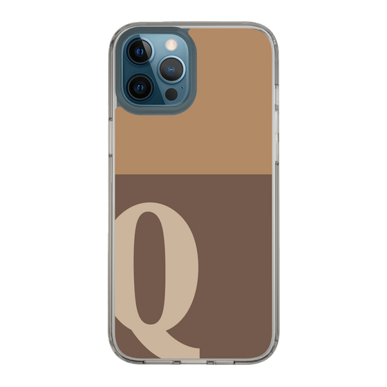 Slim Protection Case［ Original - initial two tone - Q brown ］