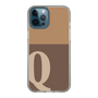 Slim Protection Case［ Original - initial two tone - Q brown ］