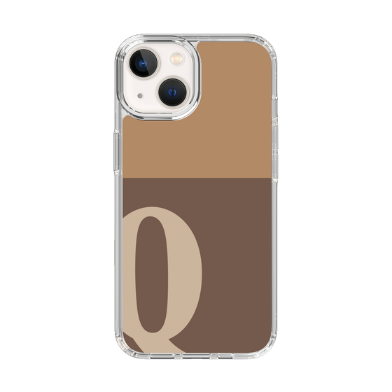 Slim Protection Case［ Original - initial two tone - Q brown ］