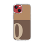 Slim Protection Case［ Original - initial two tone - Q brown ］