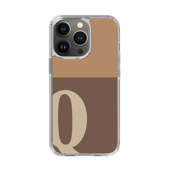 Slim Protection Case［ Original - initial two tone - Q brown ］