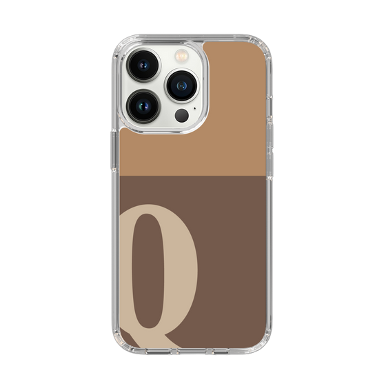 Slim Protection Case［ Original - initial two tone - Q brown ］