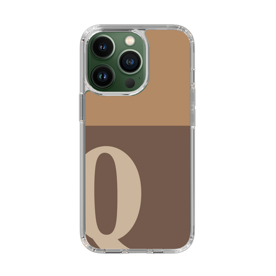 Slim Protection Case［ Original - initial two tone - Q brown ］