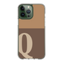 Slim Protection Case［ Original - initial two tone - Q brown ］