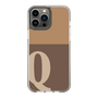 Slim Protection Case［ Original - initial two tone - Q brown ］