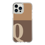 Slim Protection Case［ Original - initial two tone - Q brown ］