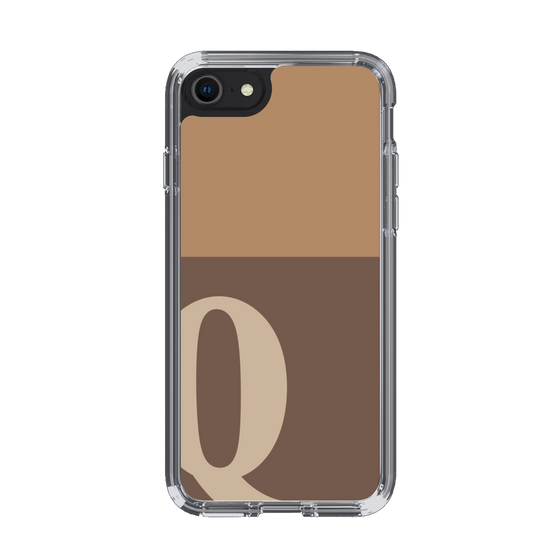 Slim Protection Case［ Original - initial two tone - Q brown ］