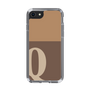 Slim Protection Case［ Original - initial two tone - Q brown ］