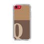 Slim Protection Case［ Original - initial two tone - Q brown ］