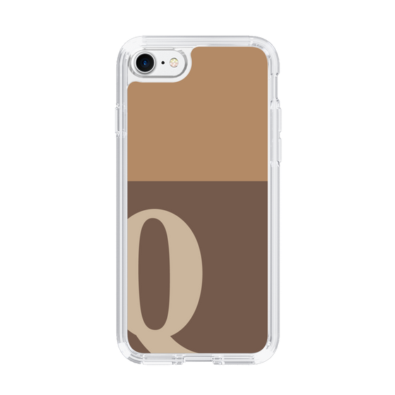 Slim Protection Case［ Original - initial two tone - Q brown ］
