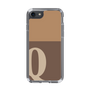 Slim Protection Case［ Original - initial two tone - Q brown ］