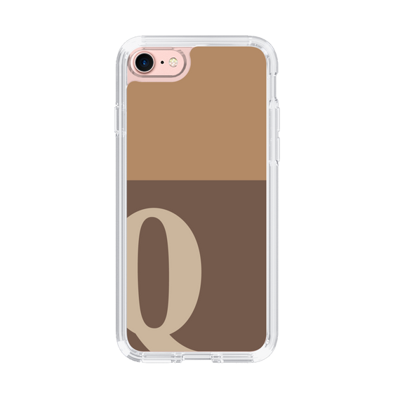 Slim Protection Case［ Original - initial two tone - Q brown ］