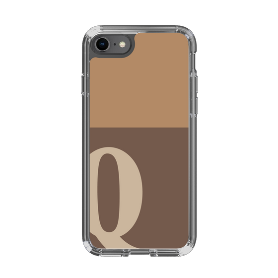Slim Protection Case［ Original - initial two tone - Q brown ］