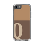 Slim Protection Case［ Original - initial two tone - Q brown ］