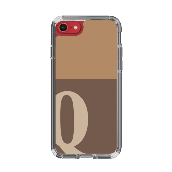 Slim Protection Case［ Original - initial two tone - Q brown ］