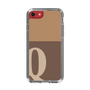 Slim Protection Case［ Original - initial two tone - Q brown ］