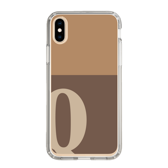 Slim Protection Case［ Original - initial two tone - Q brown ］