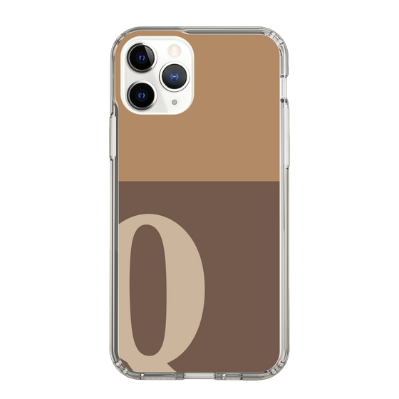 Slim Protection Case［ Original - initial two tone - Q brown ］