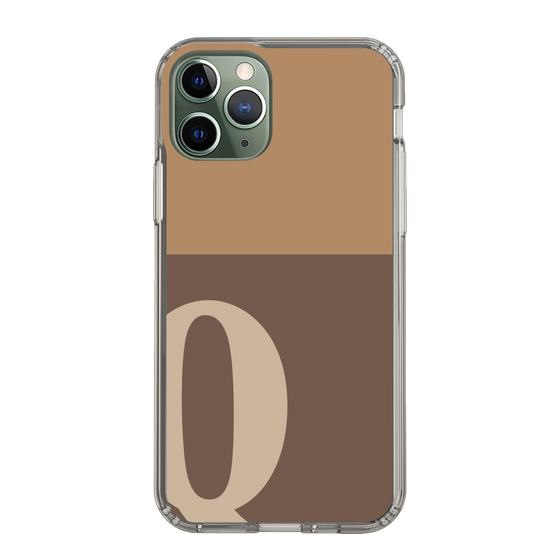 Slim Protection Case［ Original - initial two tone - Q brown ］