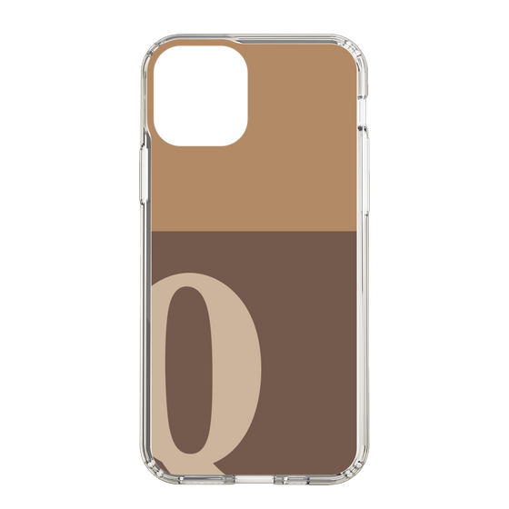 Slim Protection Case［ Original - initial two tone - Q brown ］