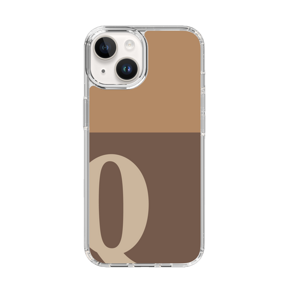 Slim Protection Case［ Original - initial two tone - Q brown ］