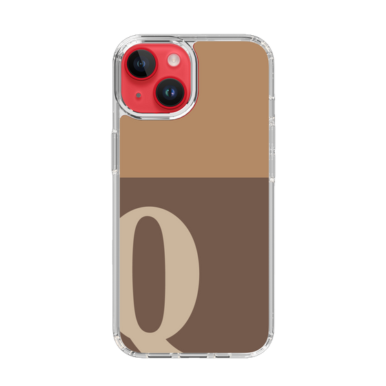 Slim Protection Case［ Original - initial two tone - Q brown ］