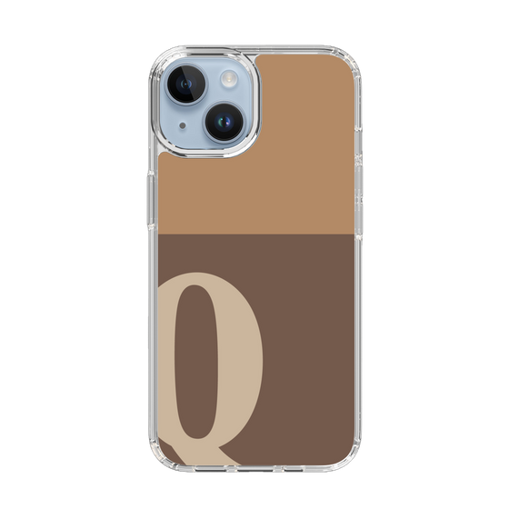 Slim Protection Case［ Original - initial two tone - Q brown ］