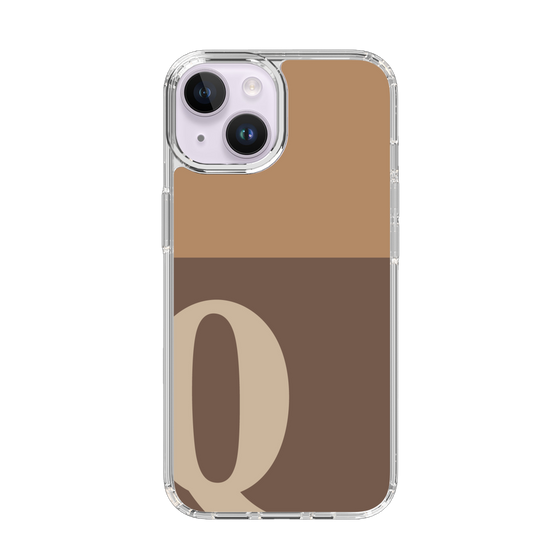 Slim Protection Case［ Original - initial two tone - Q brown ］