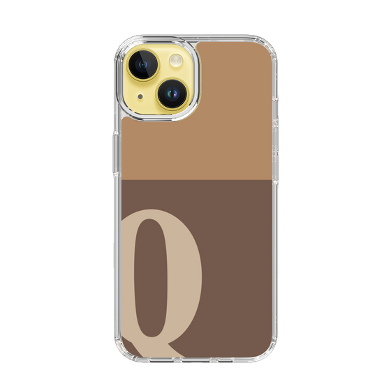 Slim Protection Case［ Original - initial two tone - Q brown ］