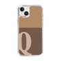 Slim Protection Case［ Original - initial two tone - Q brown ］